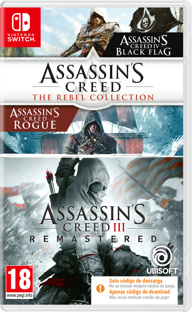 Assassin’s Creed III + The Rebel Collection Bundle (CIAB) cover