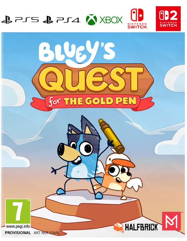 Bluey’s Quest for the Gold Pen cover