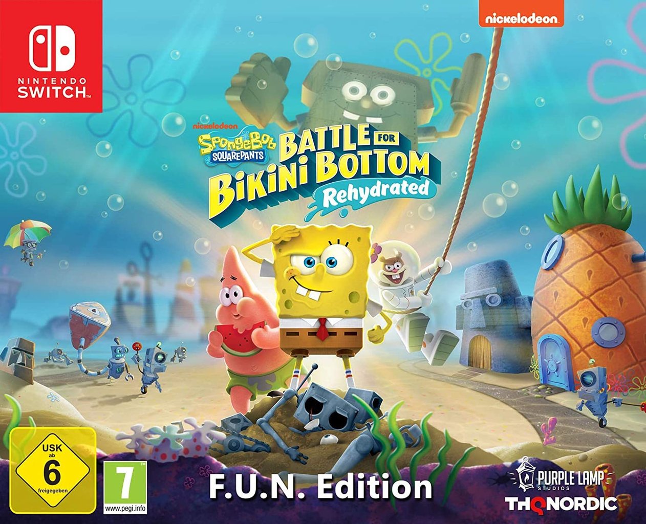 Bob Esponja: Battle for Bikini Bottom – Rehydrated F.U.N. Edition cover
