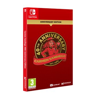 Carmen Sandiego 40th Anniversary Edition cover