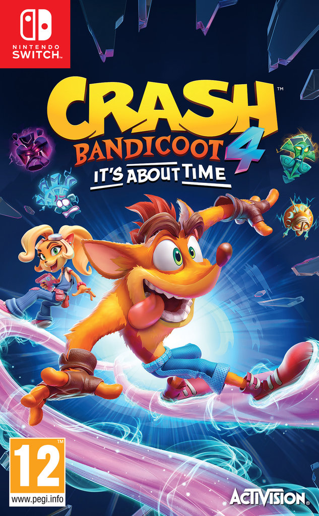 Crash Bandicoot 4 It’s about Time cover