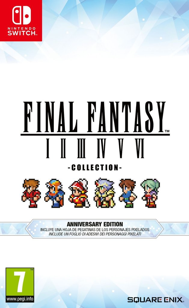 Final Fantasy I-VI Anniversary Edition cover