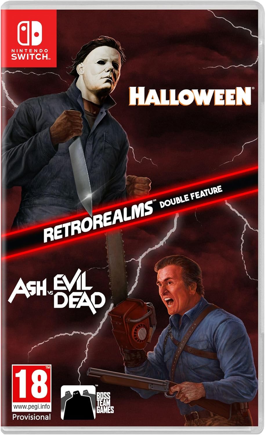 Halloween & Ash vs Evil Dead Retro Realms cover