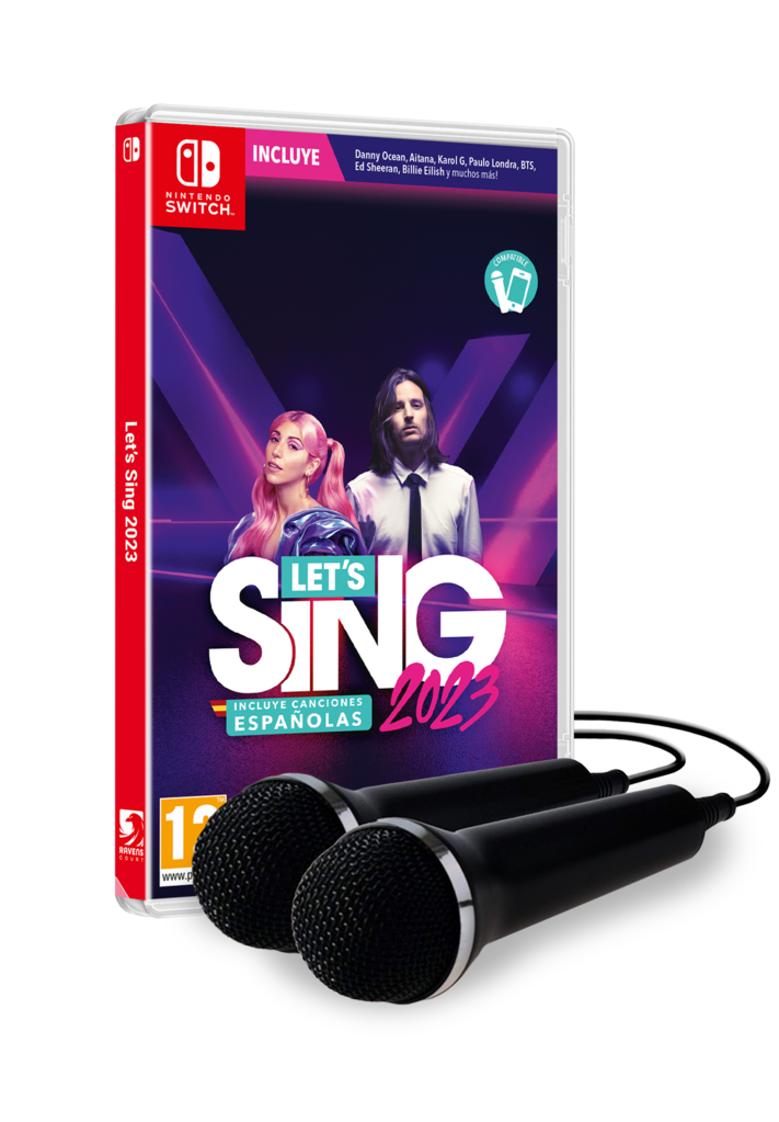Let´s Sing 2023 – Incluye Canciones Españolas (2 micrófonos) cover