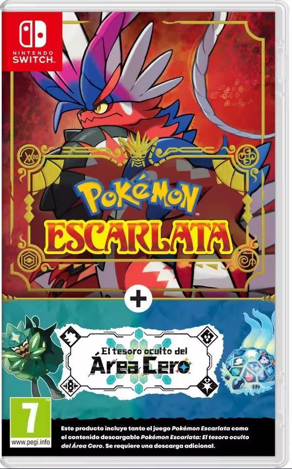 Pokemon Escarlata + El Secreto del Area Cero cover