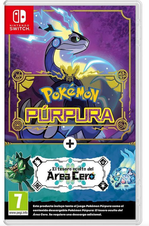 Pokemon Purpura + El Secreto del Area Cero cover