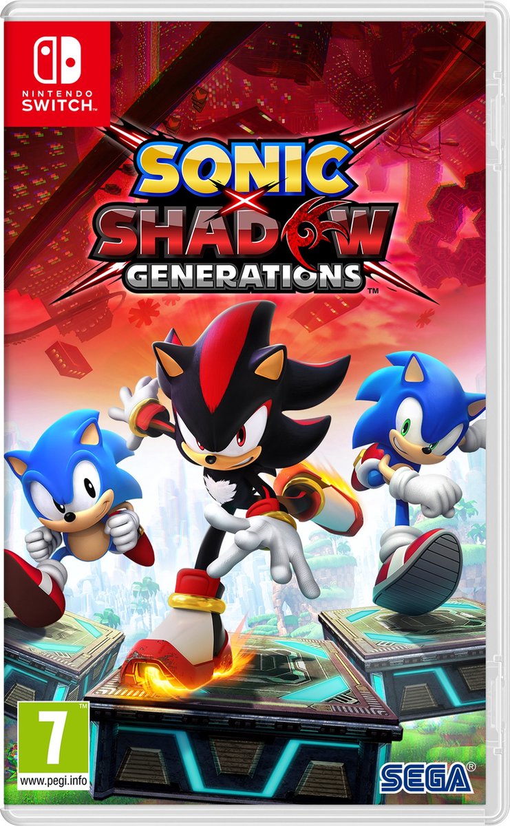 Sonic X Shadow Generations cover