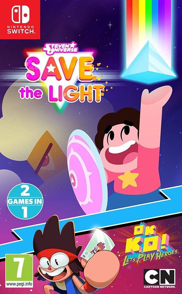 Steven Universe Salva La Luz + ¡OK K.O.! Quiero Ser Un Héroe SWI cover