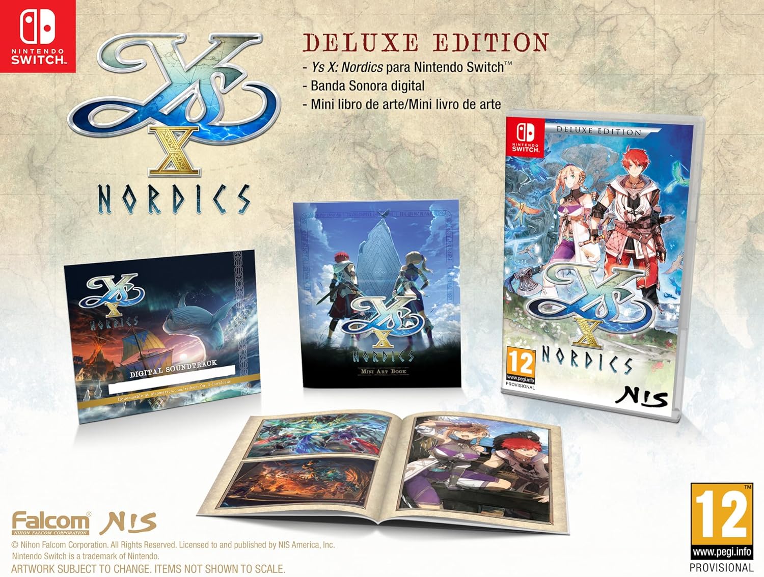 Ys X: Nordics cover